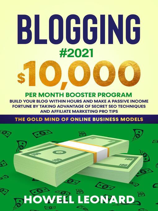 Title details for Blogging #2021 by Howell Leonard - Wait list